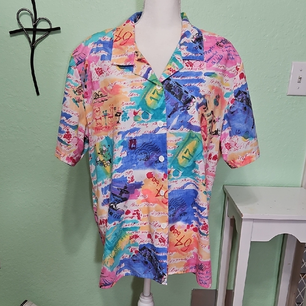 CRICKET LANE button down blouse